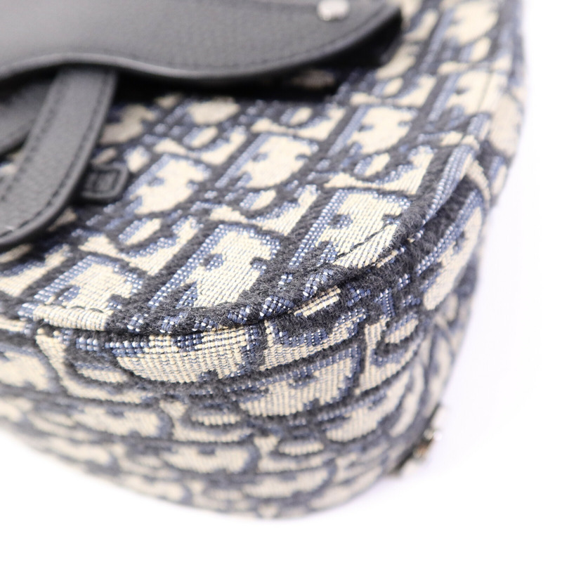 Dior 帆布/牛皮皮革Gallop Sling Bag肩背袋-10