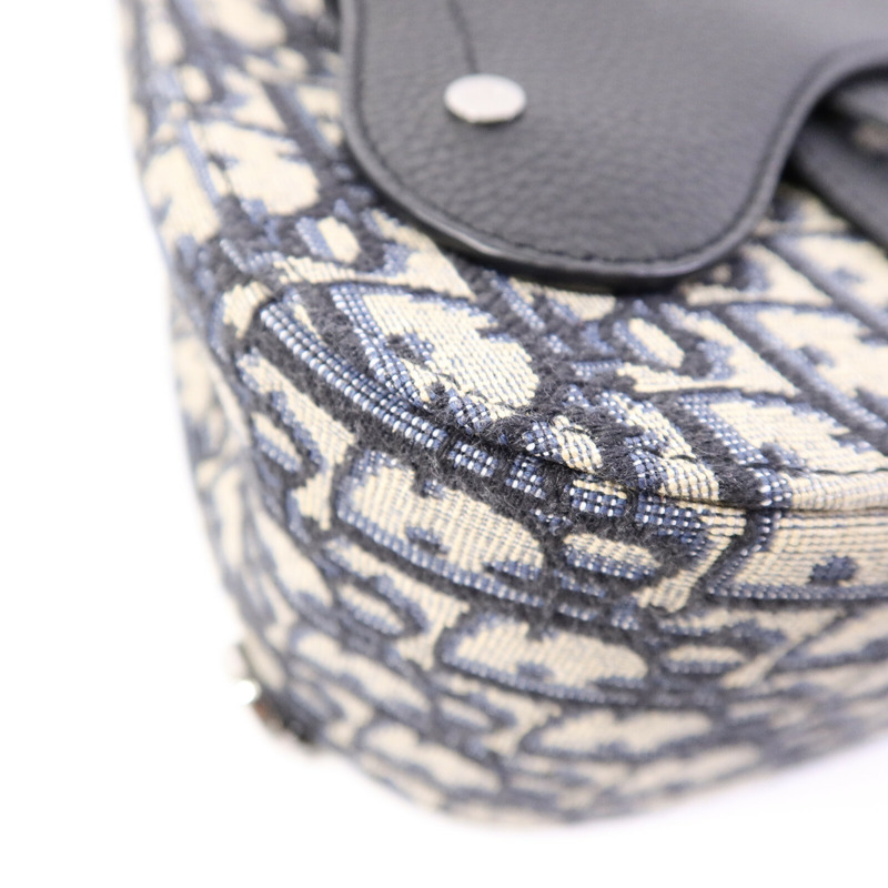 Dior 帆布/牛皮皮革Gallop Sling Bag肩背袋-11