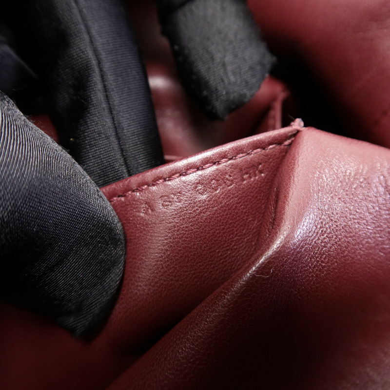 HERMES Evercolor皮革Tool Box 20手挽肩背兩用袋Dark Red-7