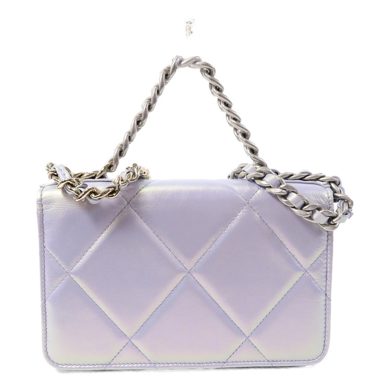 CHANEL 羊皮皮革C19 Wallet On Chain手挽肩背兩用袋-1