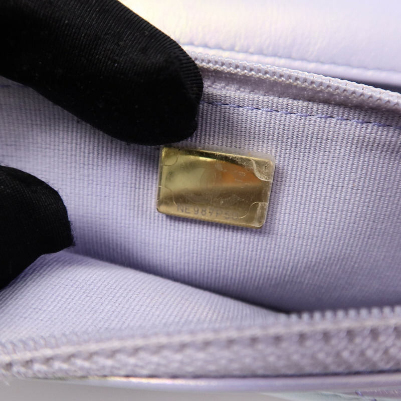 CHANEL 羊皮皮革C19 Wallet On Chain手挽肩背兩用袋-7