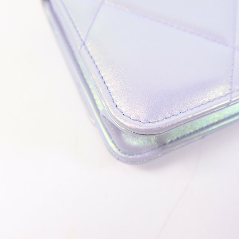 CHANEL 羊皮皮革C19 Wallet On Chain手挽肩背兩用袋-11