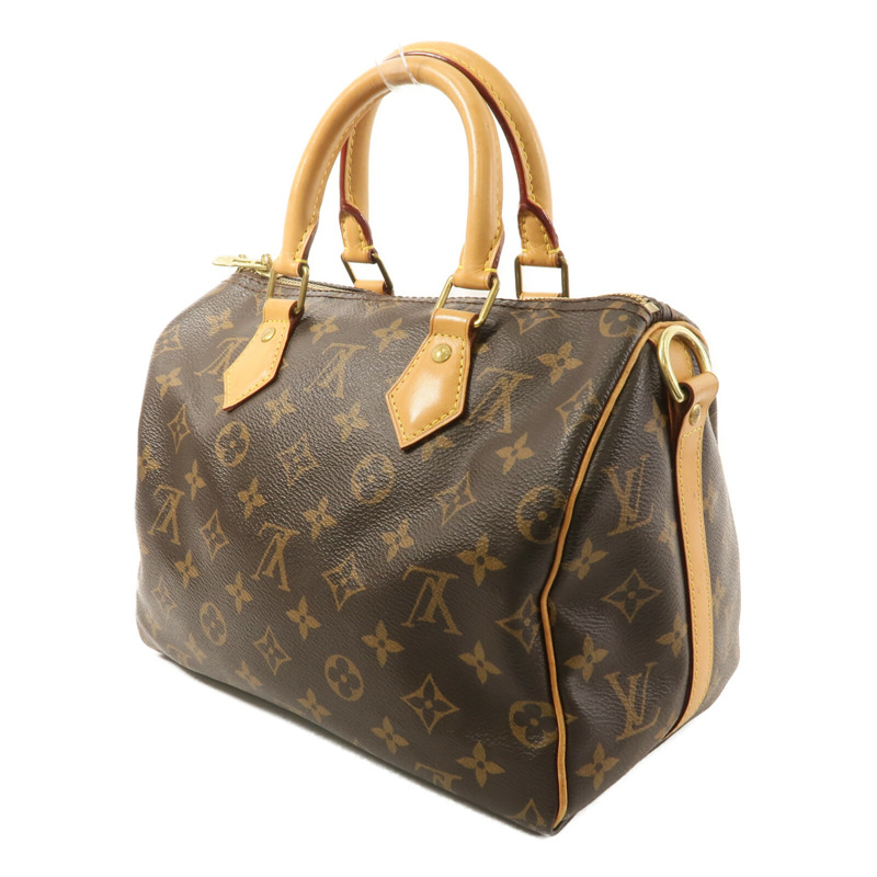 LOUIS VUITTON Monogram Speedy Bandouliere 25手挽肩背兩用袋-2