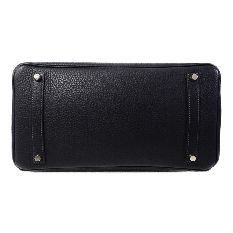 HERMES Togo皮革Birkin 35手挽袋Noir-3