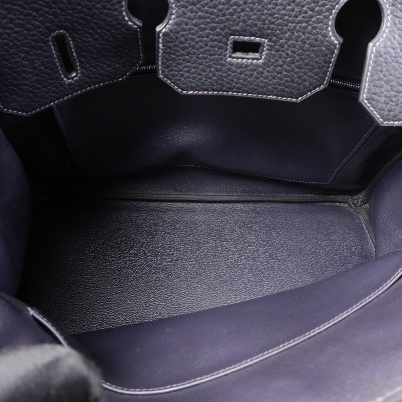 HERMES Togo皮革Birkin 35手挽袋Noir-4