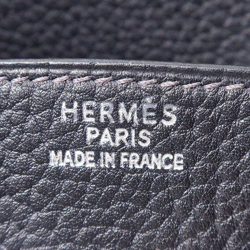 HERMES Togo皮革Birkin 35手挽袋Noir-5