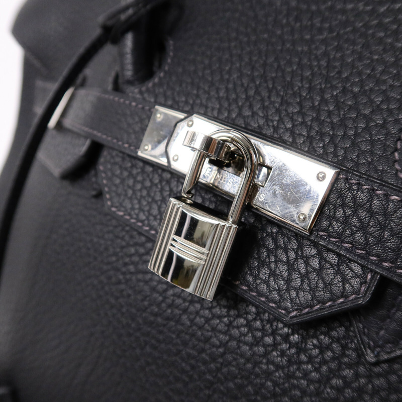 HERMES Togo皮革Birkin 35手挽袋Noir-6