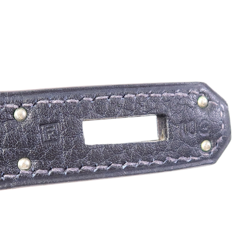 HERMES Togo皮革Birkin 35手挽袋Noir-7