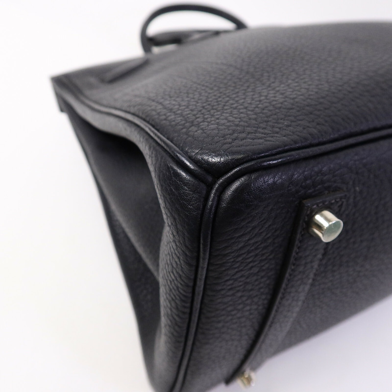 HERMES Togo皮革Birkin 35手挽袋Noir-13