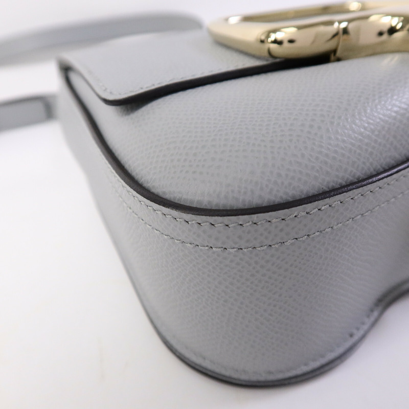 HERMES Epsom皮革Della Cavalleria Mini肩背袋Blue Glacier-11