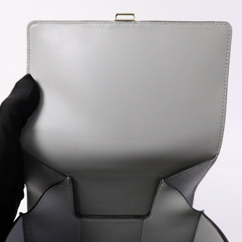 HERMES Epsom皮革Della Cavalleria Mini肩背袋Blue Glacier-15