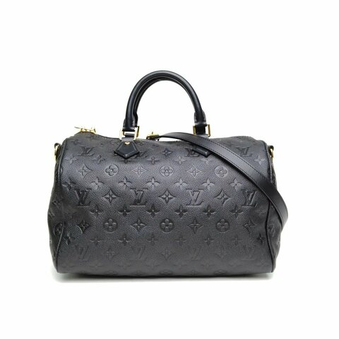 LOUIS VUITTON SpSoft30黑色牛皮晶片肩背包