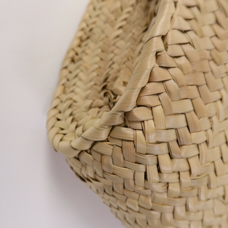 LOEWE Raffia/牛皮皮革Basket Bag肩背袋-9