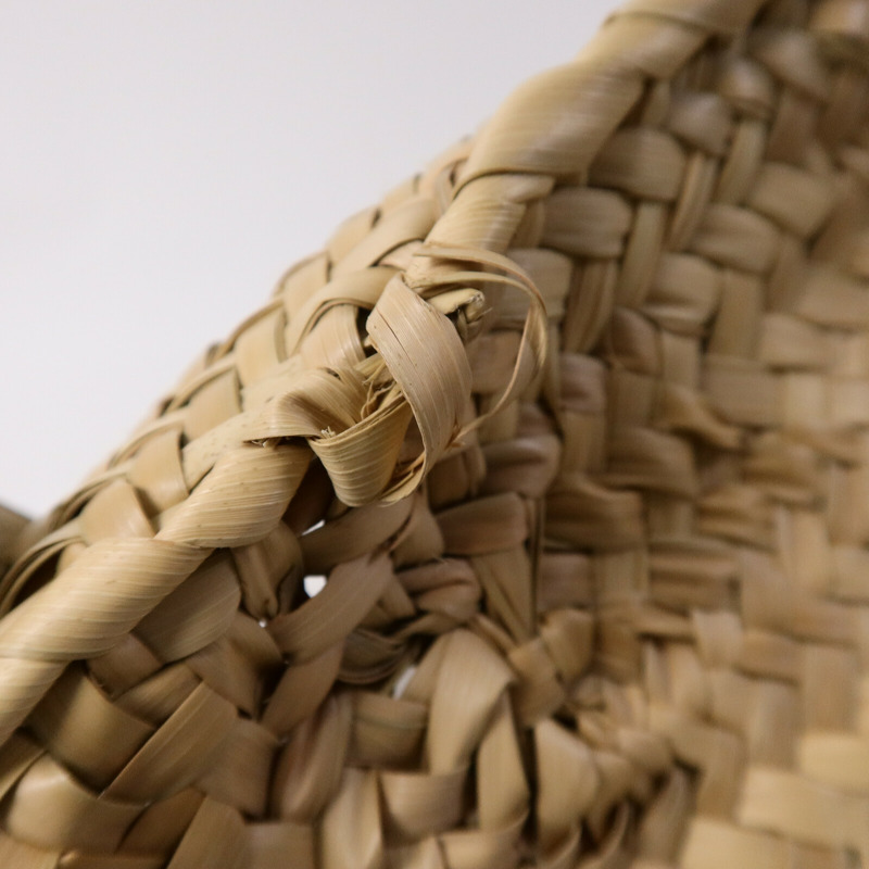 LOEWE Raffia/牛皮皮革Basket Bag肩背袋-14