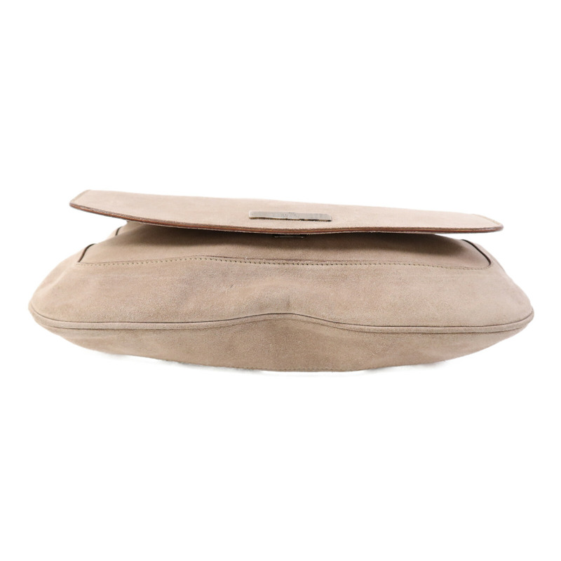 GUCCI 麂皮皮革Shoulder Bag鏈帶肩背袋-3