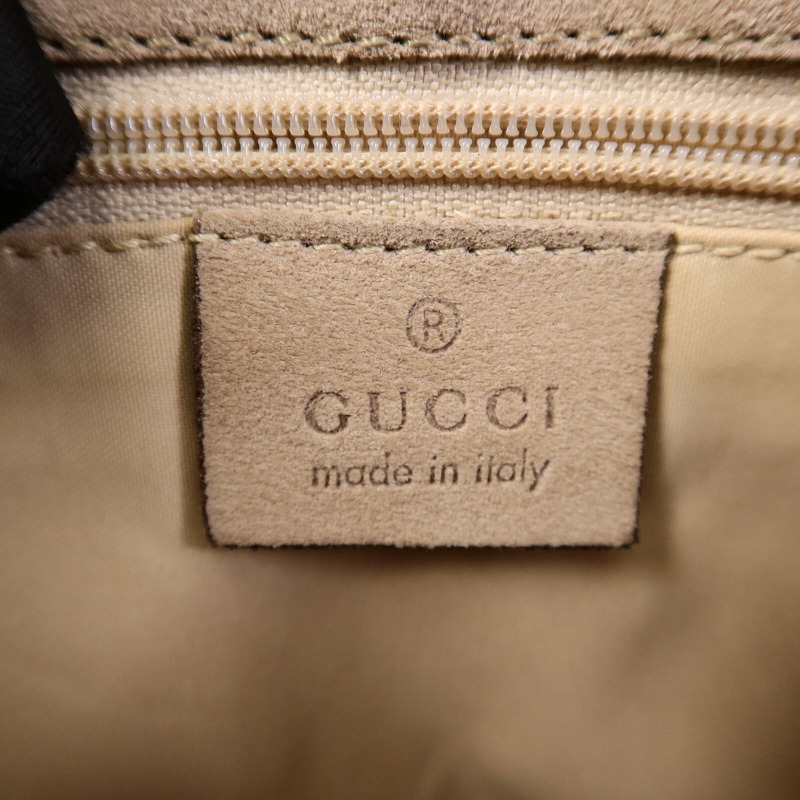 GUCCI 麂皮皮革Shoulder Bag鏈帶肩背袋-5