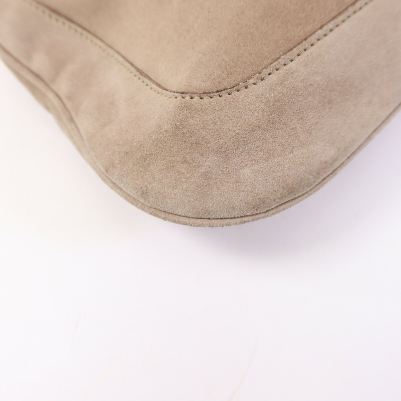 GUCCI 麂皮皮革Shoulder Bag鏈帶肩背袋-11