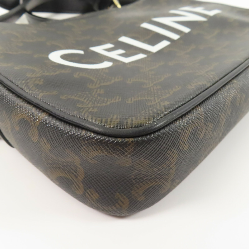 CELINE 塗層帆布Messenger Bag肩背袋-8