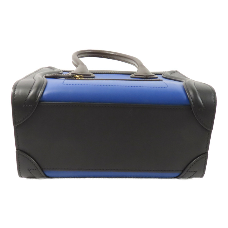 CELINE 牛皮皮革Nano Luggage手挽肩背兩用袋-3