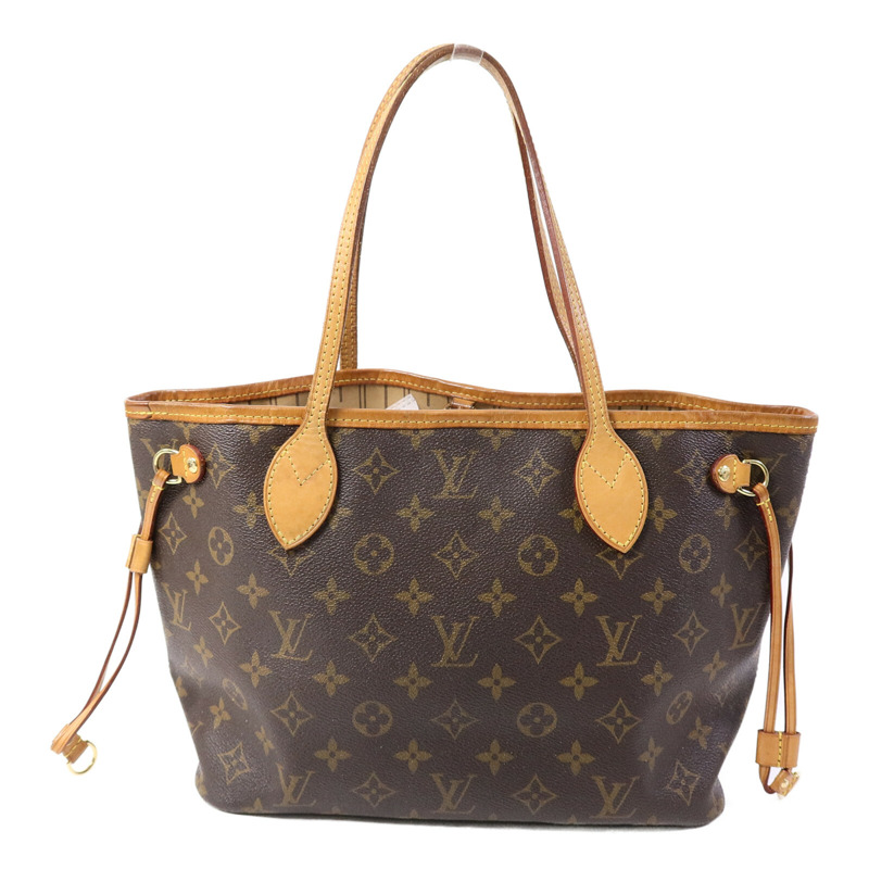 LOUIS VUITTON Monogram Neverfull PM肩背袋-1