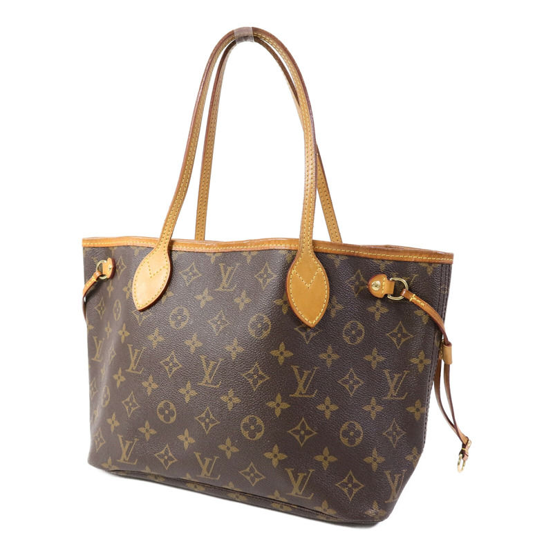 LOUIS VUITTON Monogram Neverfull PM肩背袋-2