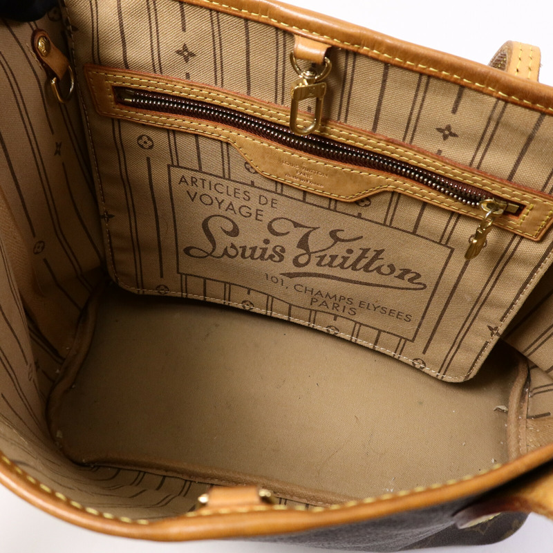 LOUIS VUITTON Monogram Neverfull PM肩背袋-4