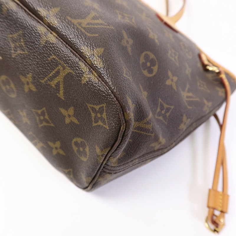 LOUIS VUITTON Monogram Neverfull PM肩背袋-11