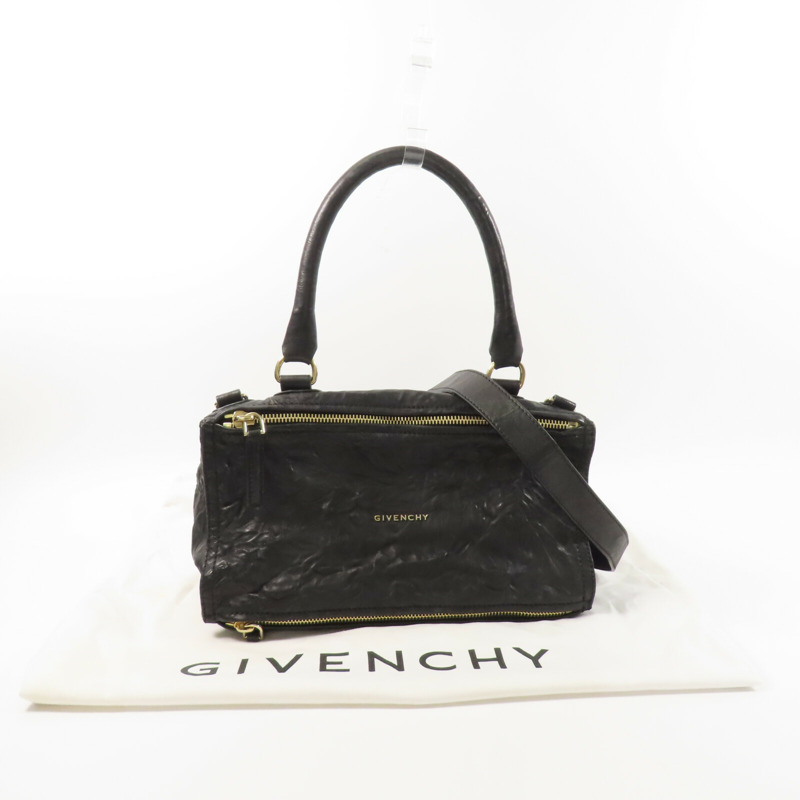 GIVENCHY 牛皮皮革Pandora手挽肩背兩用袋-9