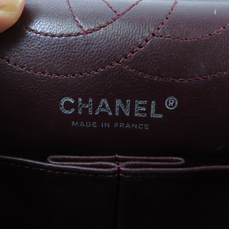 CHANEL 牛皮皮革2.55 Small鏈帶肩背袋-5