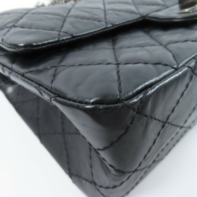 CHANEL 牛皮皮革2.55 Small鏈帶肩背袋-11