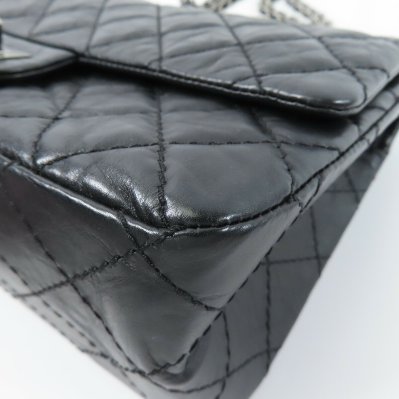 CHANEL 牛皮皮革2.55 Small鏈帶肩背袋-12