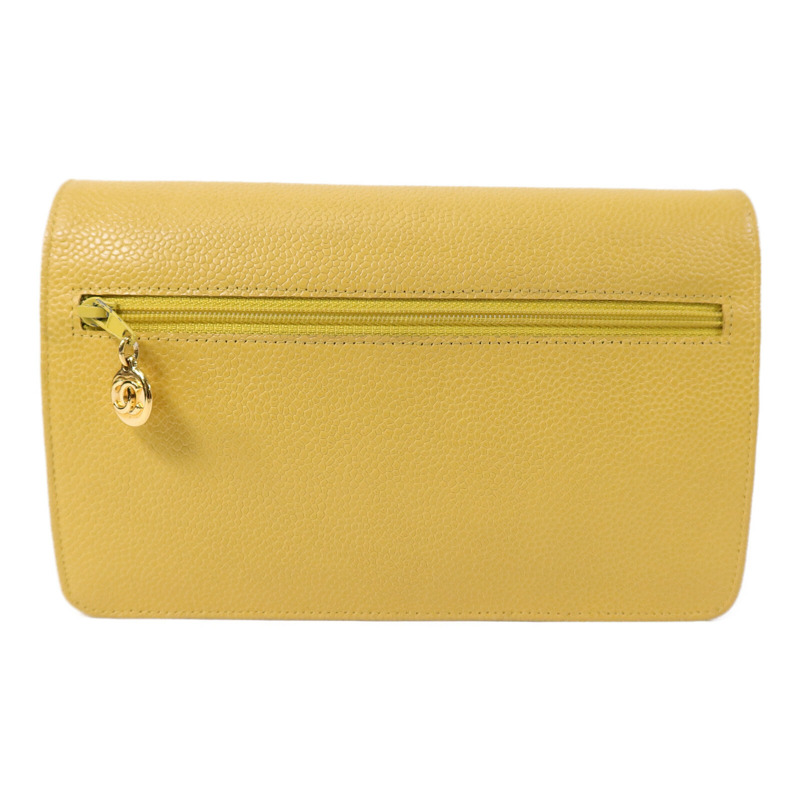 CHANEL 牛皮皮革Wallet On Chain鏈帶肩背袋-1