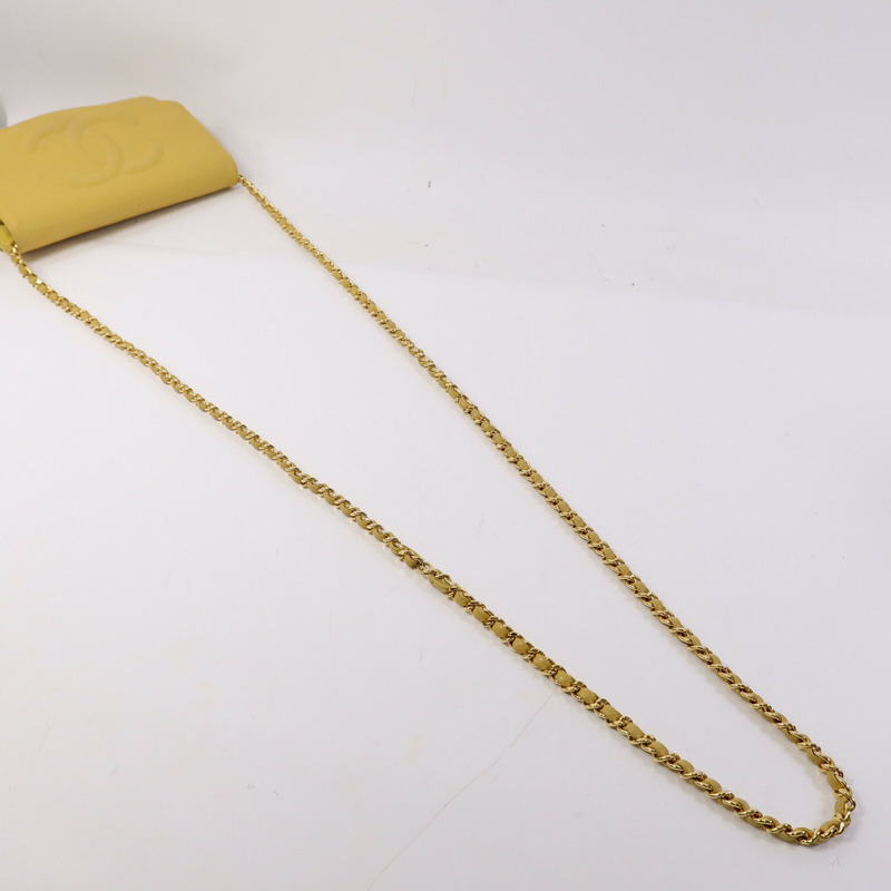 CHANEL 牛皮皮革Wallet On Chain鏈帶肩背袋-7