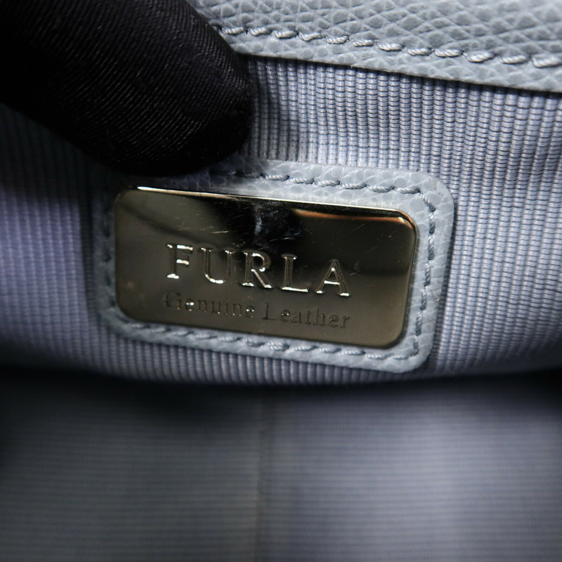 Furla 牛皮皮革Chain Shoulder鏈帶肩背袋-5
