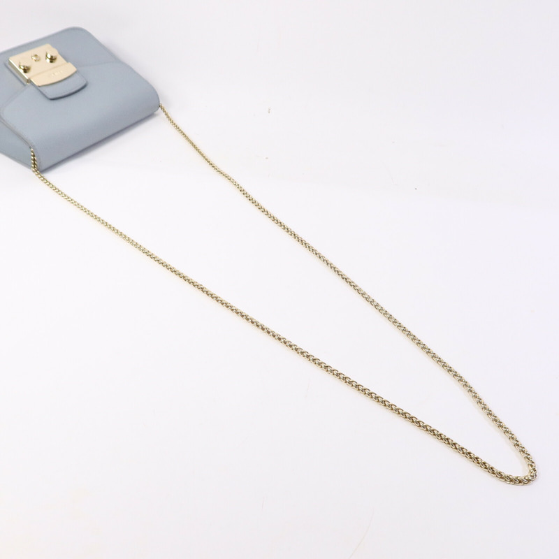 Furla 牛皮皮革Chain Shoulder鏈帶肩背袋-8