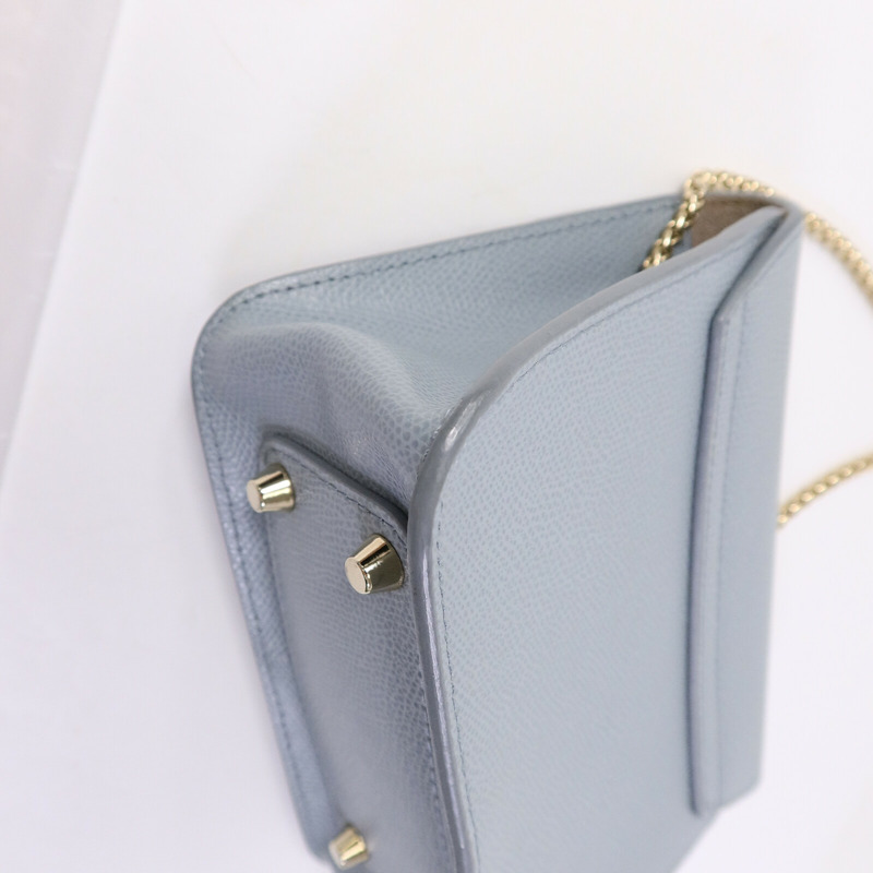 Furla 牛皮皮革Chain Shoulder鏈帶肩背袋-13