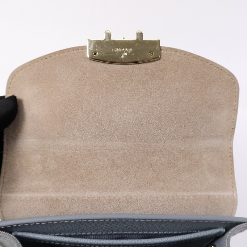 Furla 牛皮皮革Chain Shoulder鏈帶肩背袋-14