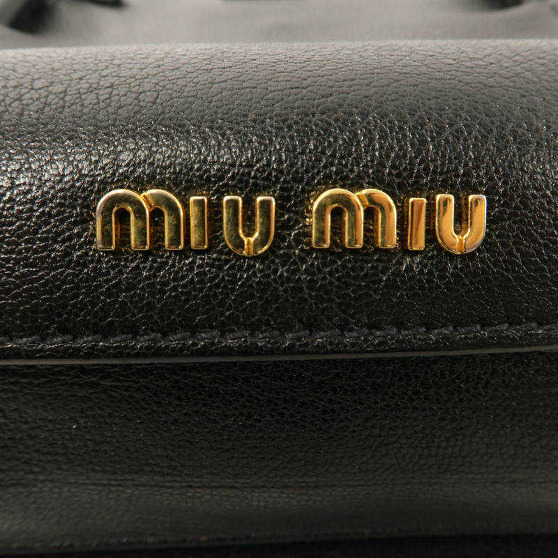 Miu Miu 牛皮皮革2 Way Bag手挽肩背兩用袋-5