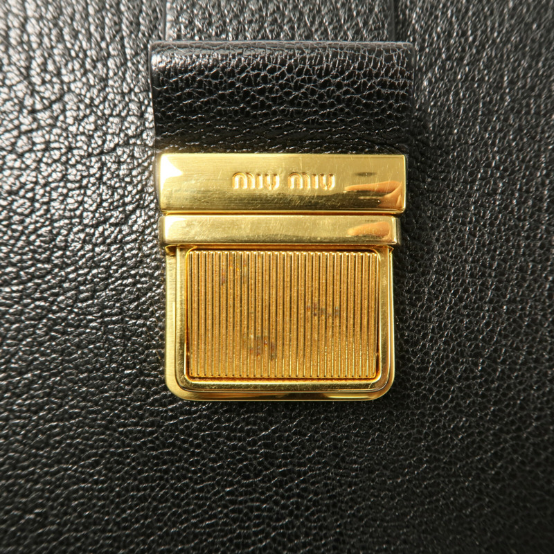 Miu Miu 牛皮皮革2 Way Bag手挽肩背兩用袋-7