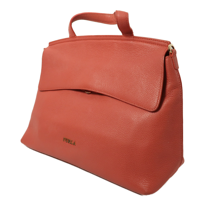 Furla 牛皮皮革2 Way Shoulder Bag手挽肩背兩用袋-2
