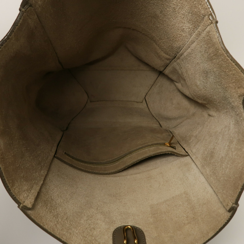 CELINE 牛皮皮革Sangle Bucket Large肩背袋-4