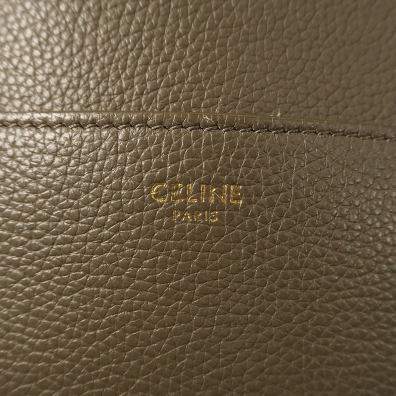 CELINE 牛皮皮革Sangle Bucket Large肩背袋-5