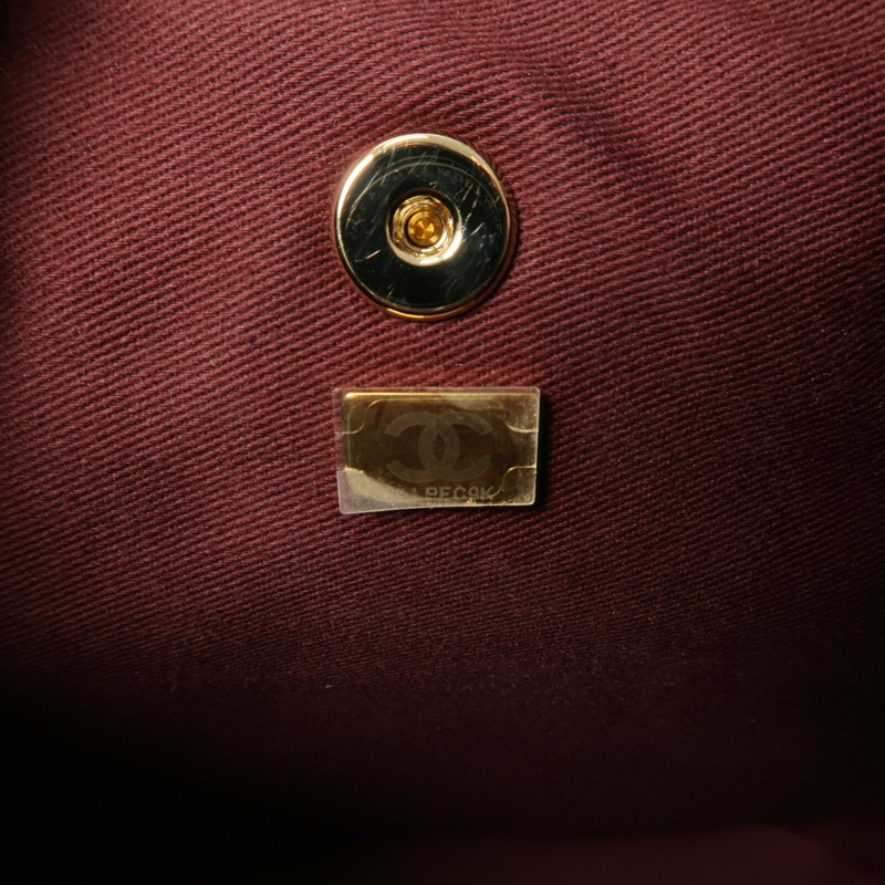 CHANEL 牛皮皮革Business Affinity Backpack鏈帶背包-7