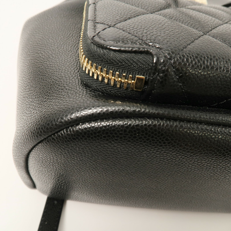 CHANEL 牛皮皮革Business Affinity Backpack鏈帶背包-11