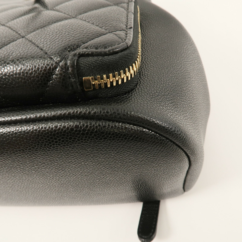 CHANEL 牛皮皮革Business Affinity Backpack鏈帶背包-12