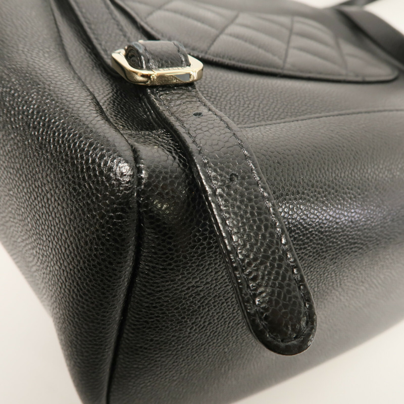 CHANEL 牛皮皮革Business Affinity Backpack鏈帶背包-13