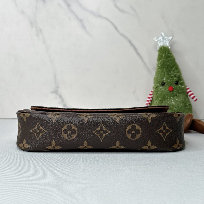 LV 全新Ivy老花麻將包-6