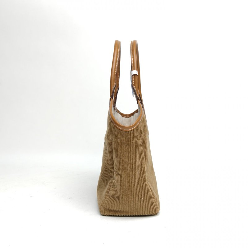 MIU MIU 棕色絲絨IVYHobo菜籃子小號肩背包-1