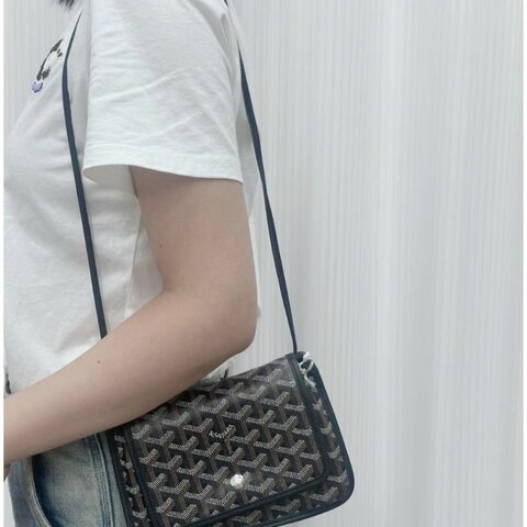 【現貨】Goyard 超級搶手 黑黑 信封包 郵差包 小包當道