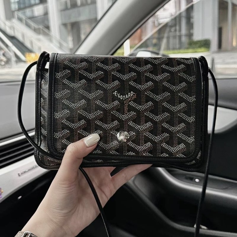 【現貨】Goyard 超級搶手 黑黑 信封包 郵差包 小包當道-4